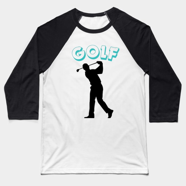 golf player Baseball T-Shirt by Nahlaborne